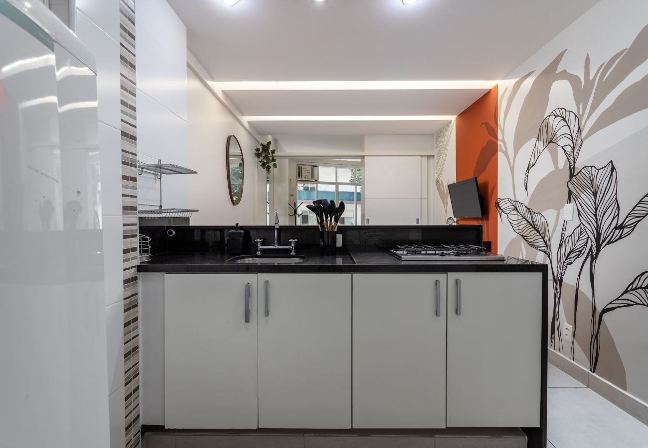 Appartamento a Rio de Janeiro - 3 minutos da praia de Copacabana | DF219