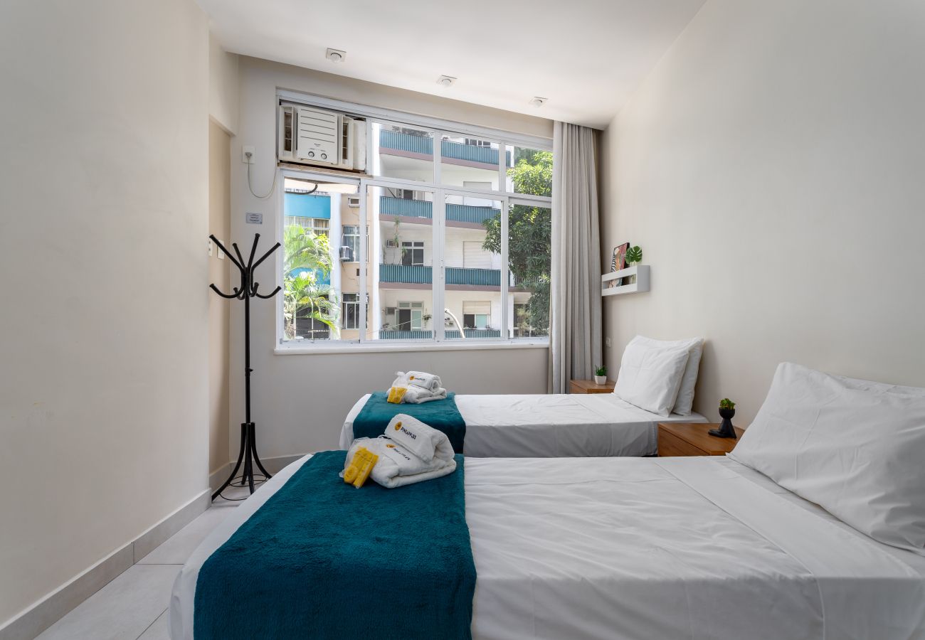 Appartamento a Rio de Janeiro - 3 minutos da praia de Copacabana | DF219