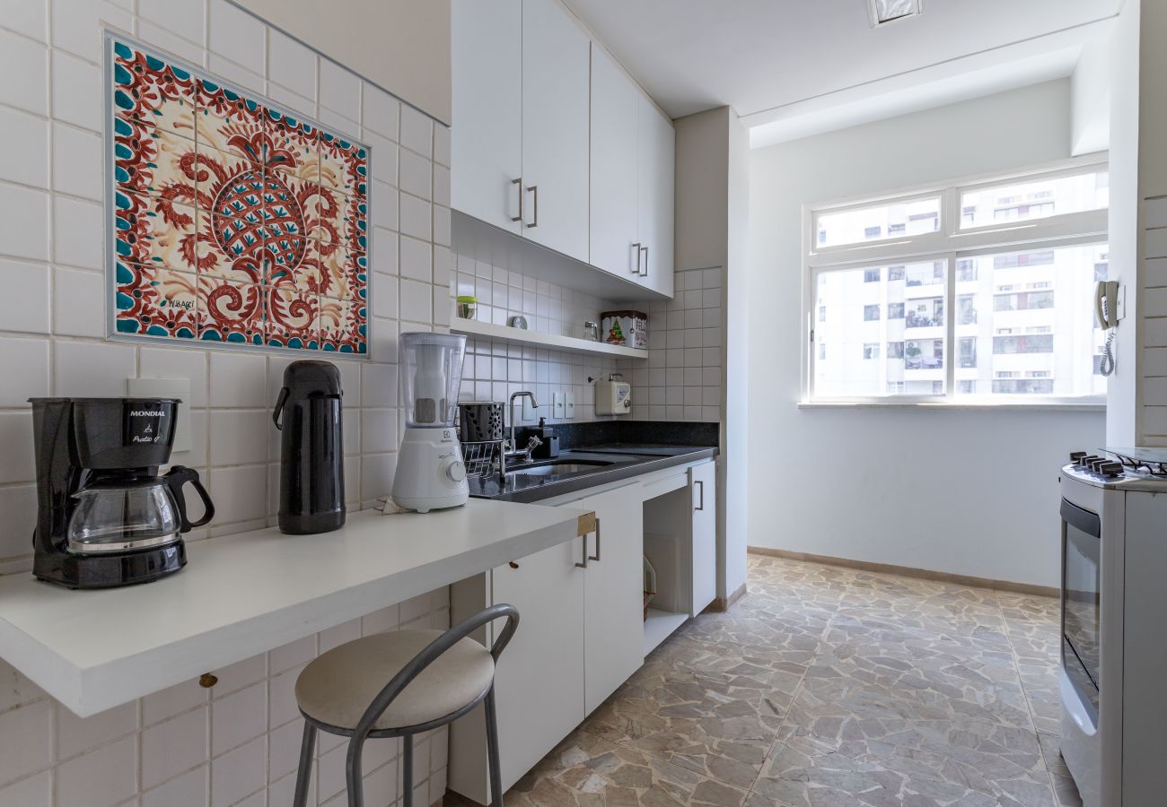 Appartamento a Rio de Janeiro - Refúgio literário, próximo ao Arpoador | FCO501