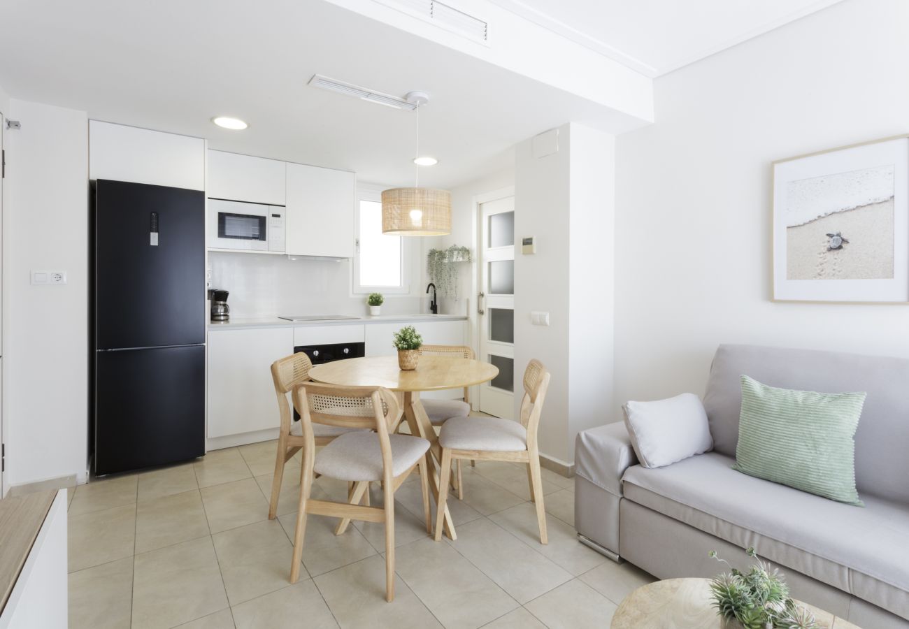 Appartamento a Playa de Gandía - Elegante appartamento familiare con 2 camere da letto. Wi-Fi - Affitto solo per famiglie