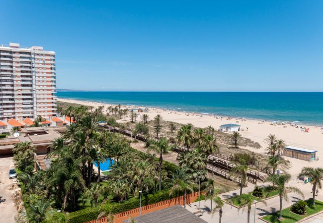  a Playa de Gandía - Elegante Apartamento familiar de 2 dormitorios, piscinas y vistas al Mar