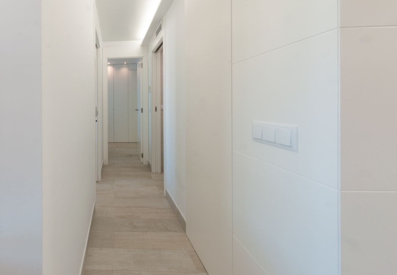 Appartamento a Playa de Gandía - Elegante appartamento familiare con 2 camere da letto, piscina e vista mare - AFFITTO SOLO PER FAMIGLIE