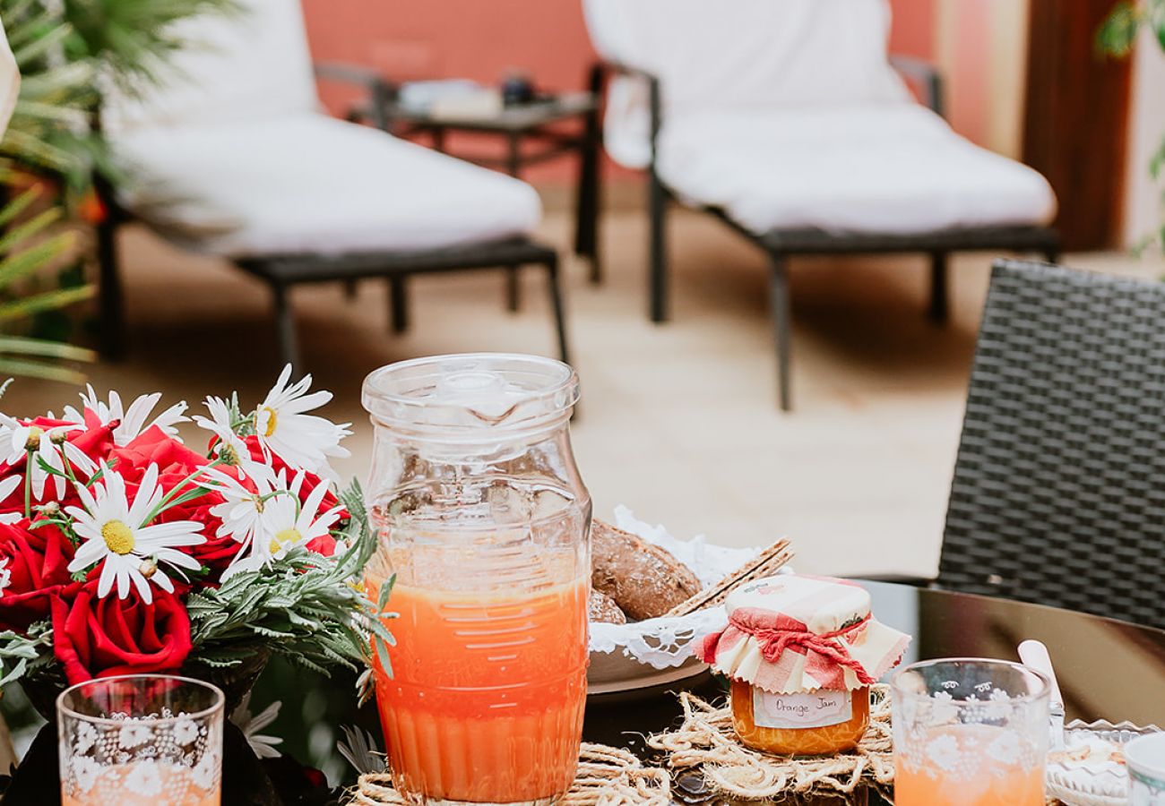 Casa rurale a Tacoronte - HomeForGuest Rural House El Laurel with terrace and large gardens