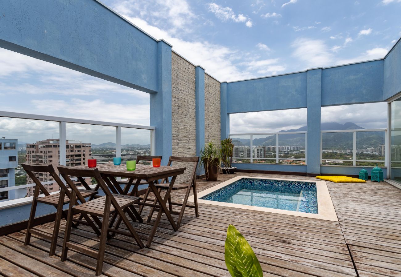 Appartamento a Rio de Janeiro - Cobertura na Barra da Tijuca p/ 6 pessoas | LC2207