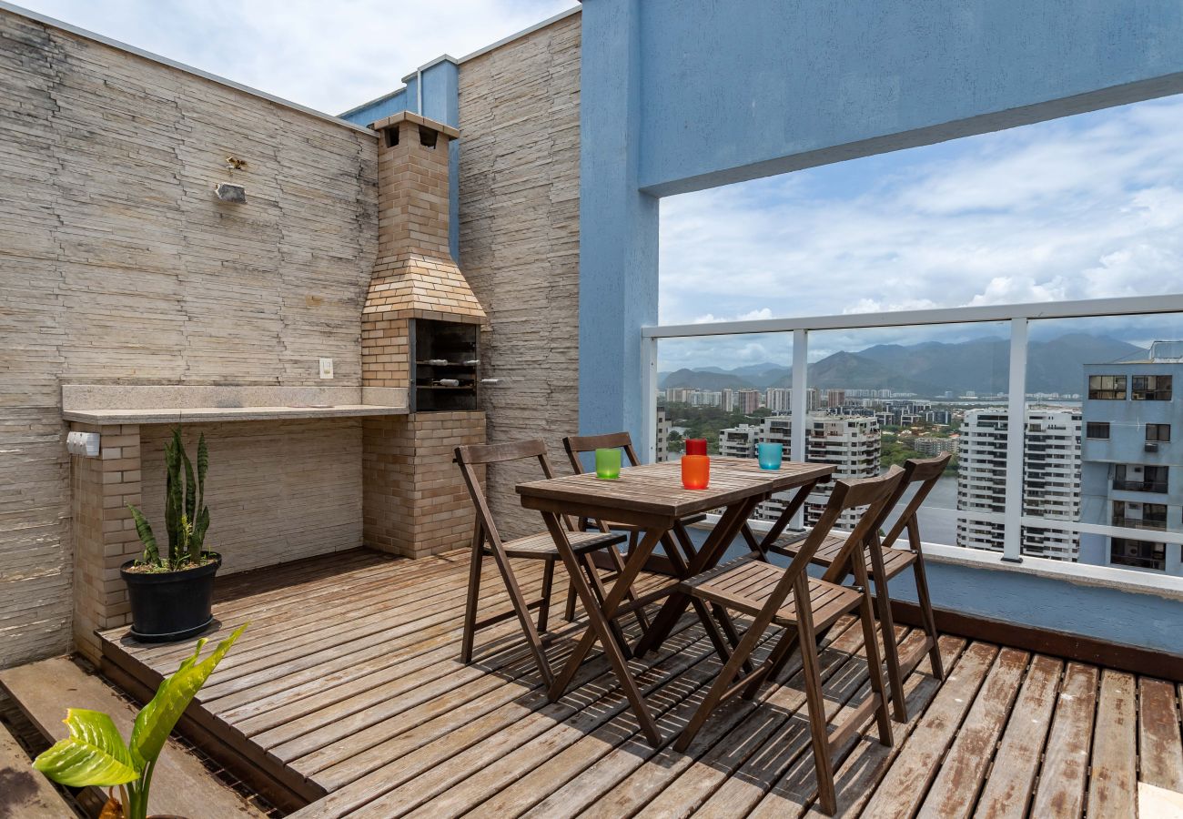 Appartamento a Rio de Janeiro - Cobertura na Barra da Tijuca p/ 6 pessoas | LC2207