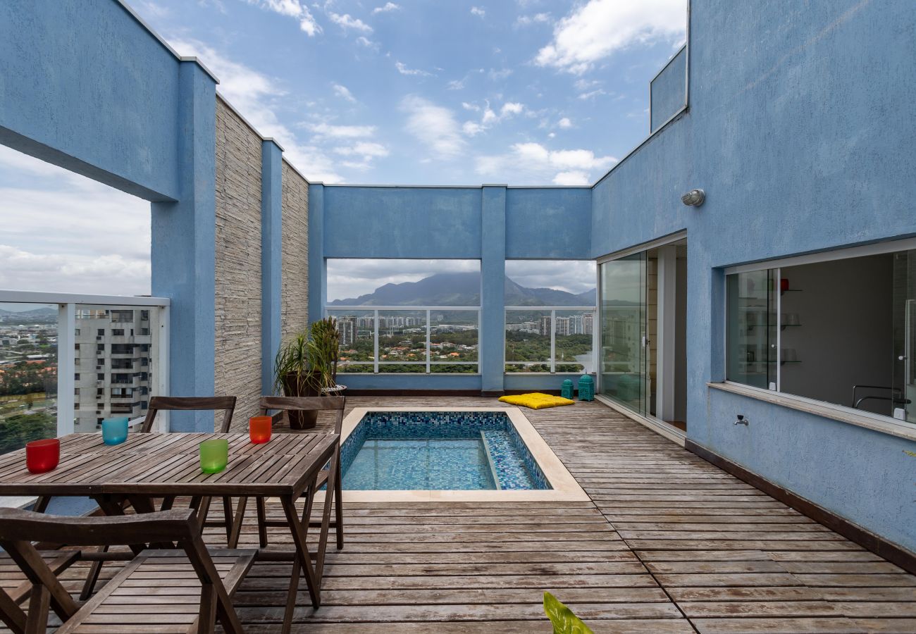 Appartamento a Rio de Janeiro - Cobertura na Barra da Tijuca p/ 6 pessoas | LC2207