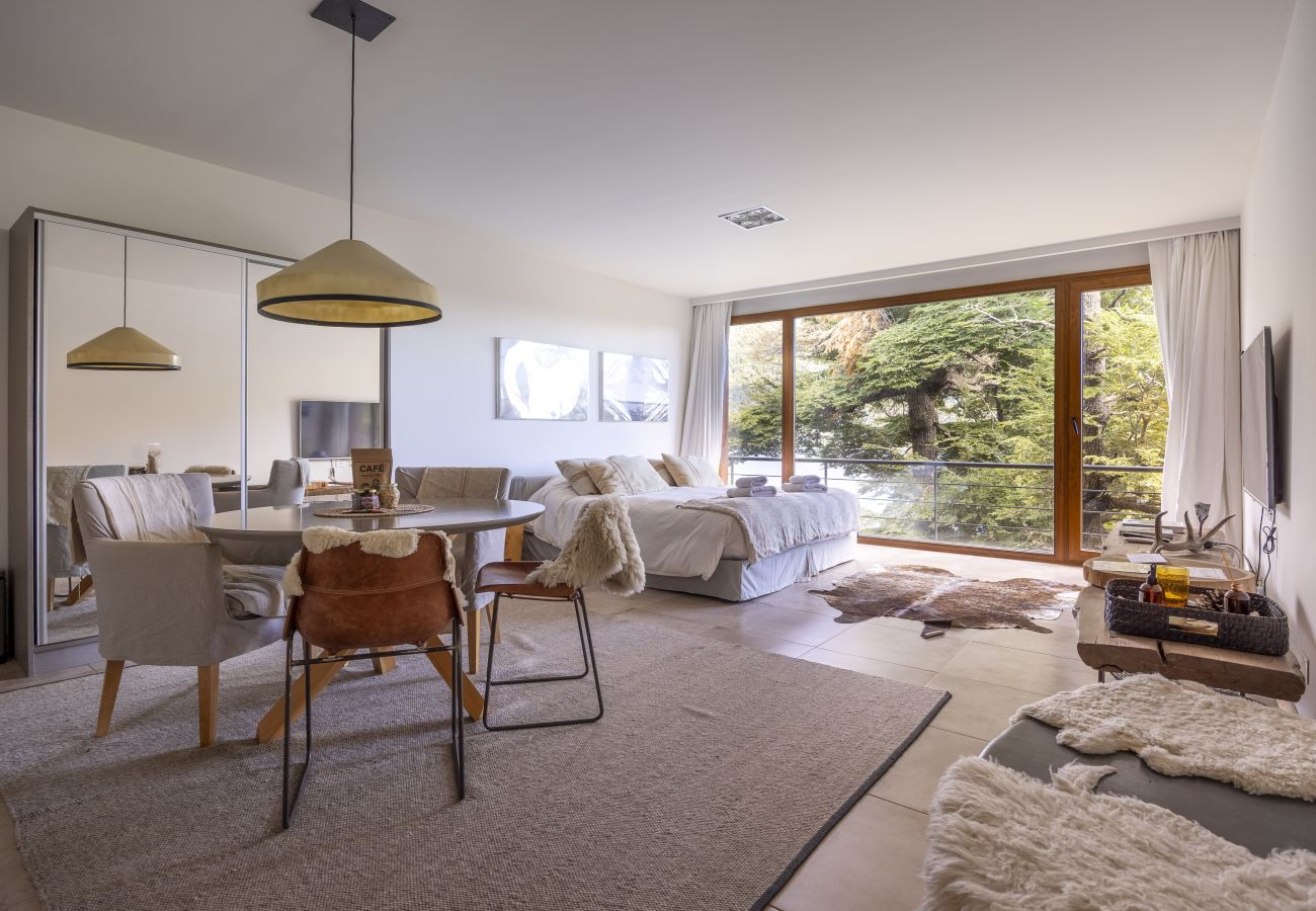 Studio a San Carlos de Bariloche - Arrayan -1B: Estudio Doble vista lago.-