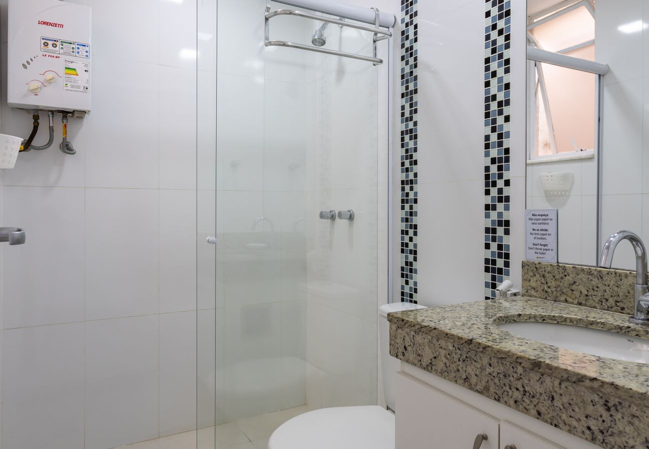 Appartamento a Rio de Janeiro - Conforto em Copacabana | 150m da praia | NSC1203