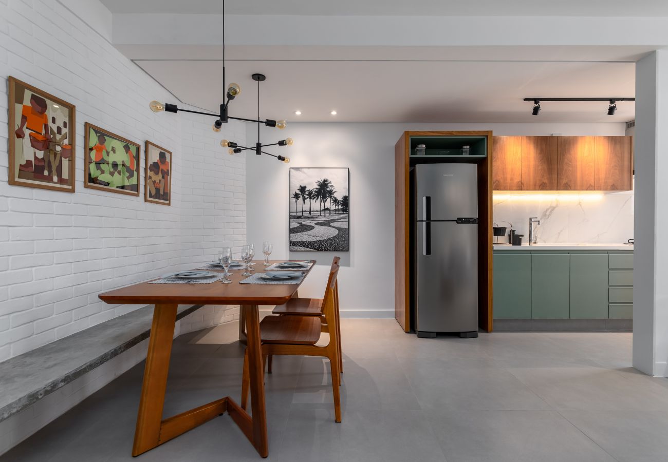 Aparthotel a Rio de Janeiro - Conforto em Copacabana | 100m da praia | BR1307