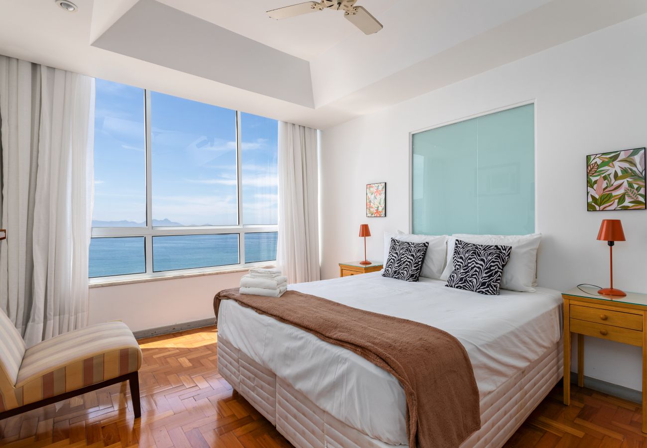 Appartamento a Rio de Janeiro - Vista para a praia de Copacabana | A1103