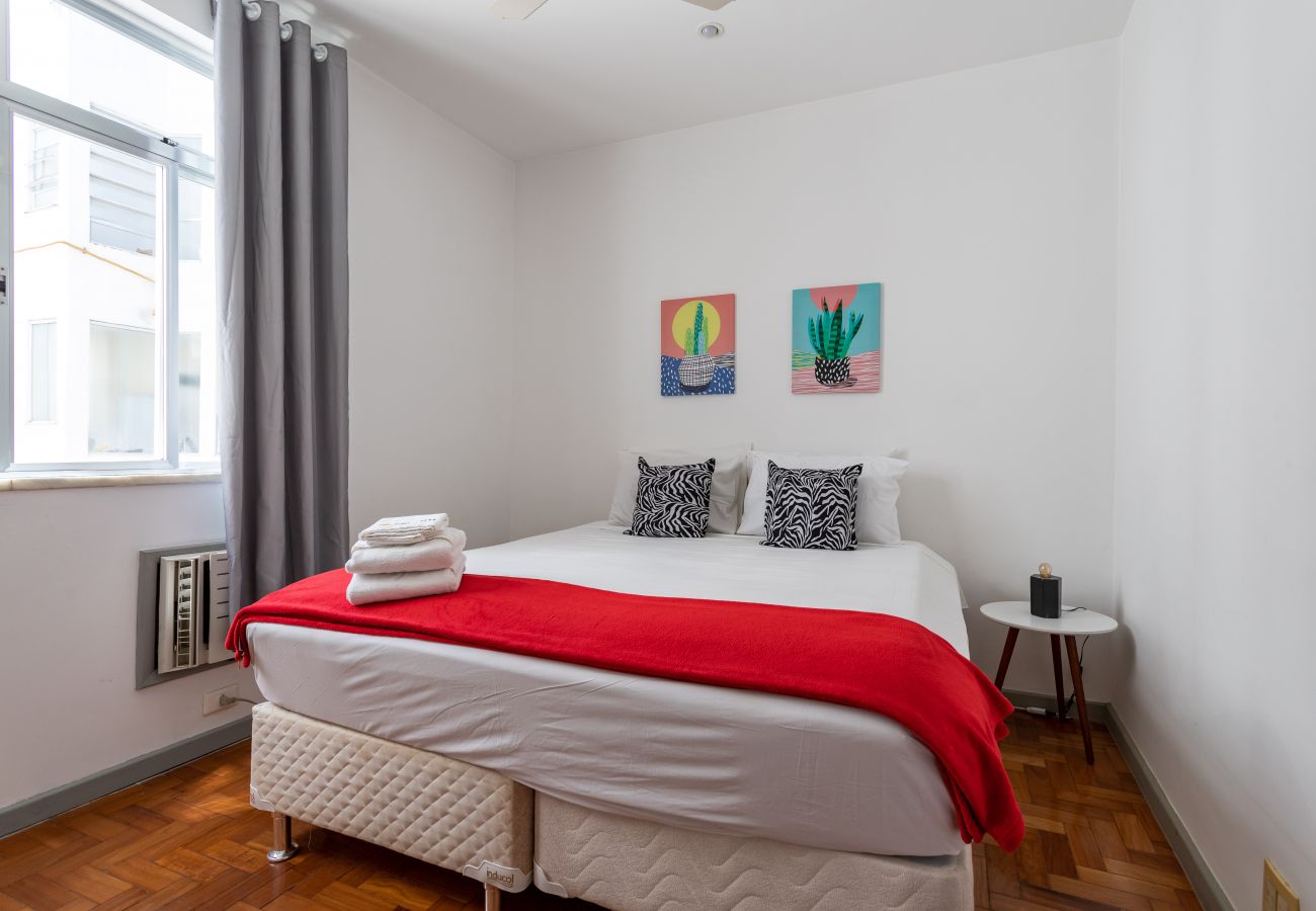 Appartamento a Rio de Janeiro - Vista para a praia de Copacabana | A1103