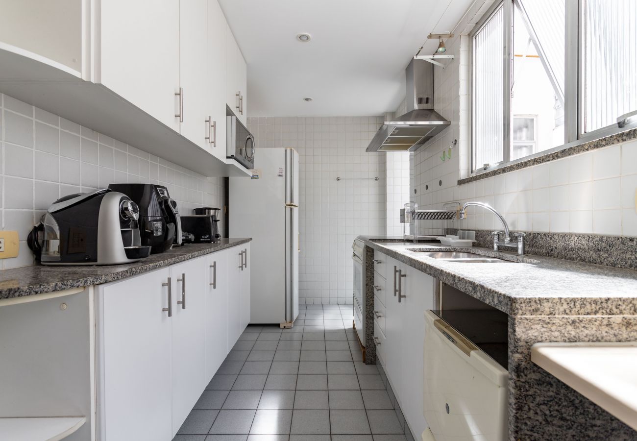 Appartamento a Rio de Janeiro - Vista para a praia de Copacabana | A1103