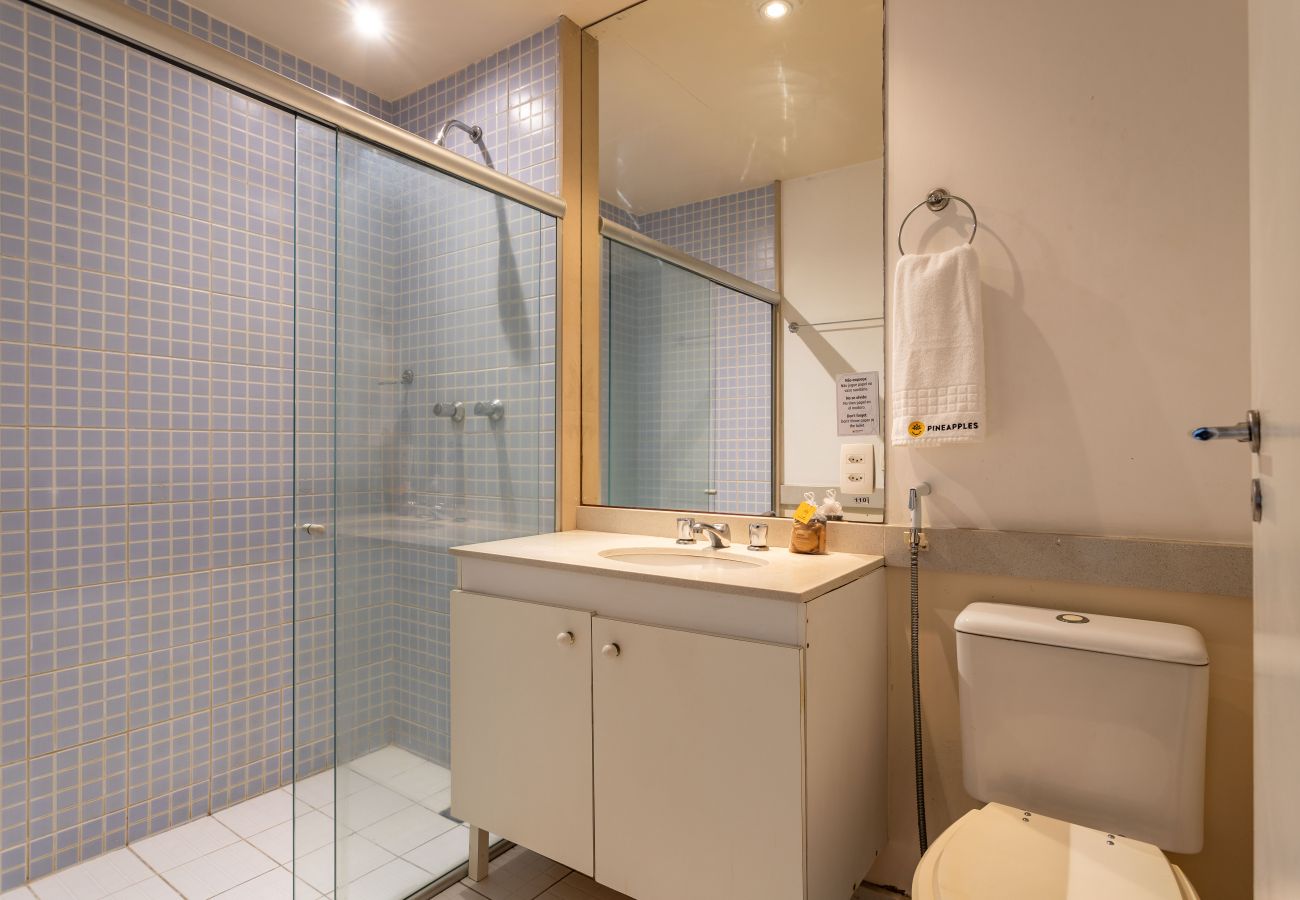 Appartamento a Rio de Janeiro - 2 minutos da Praia de Copacabana | DF408