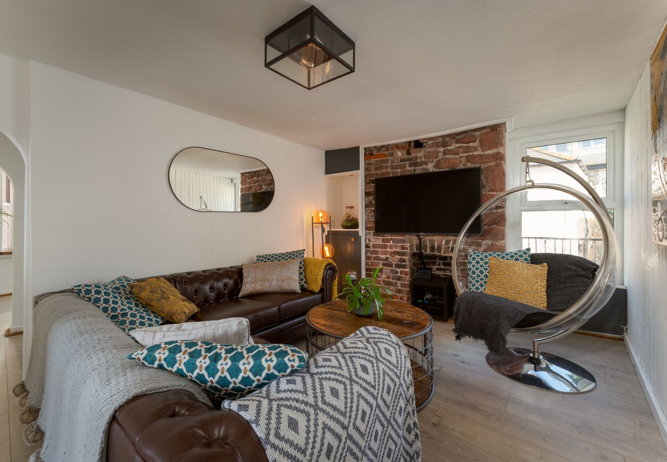 Appartamento a Teignmouth - Crab Shack Apartment – Luxury Beachfront Duplex Above Award-Winning Seafood Restaurant