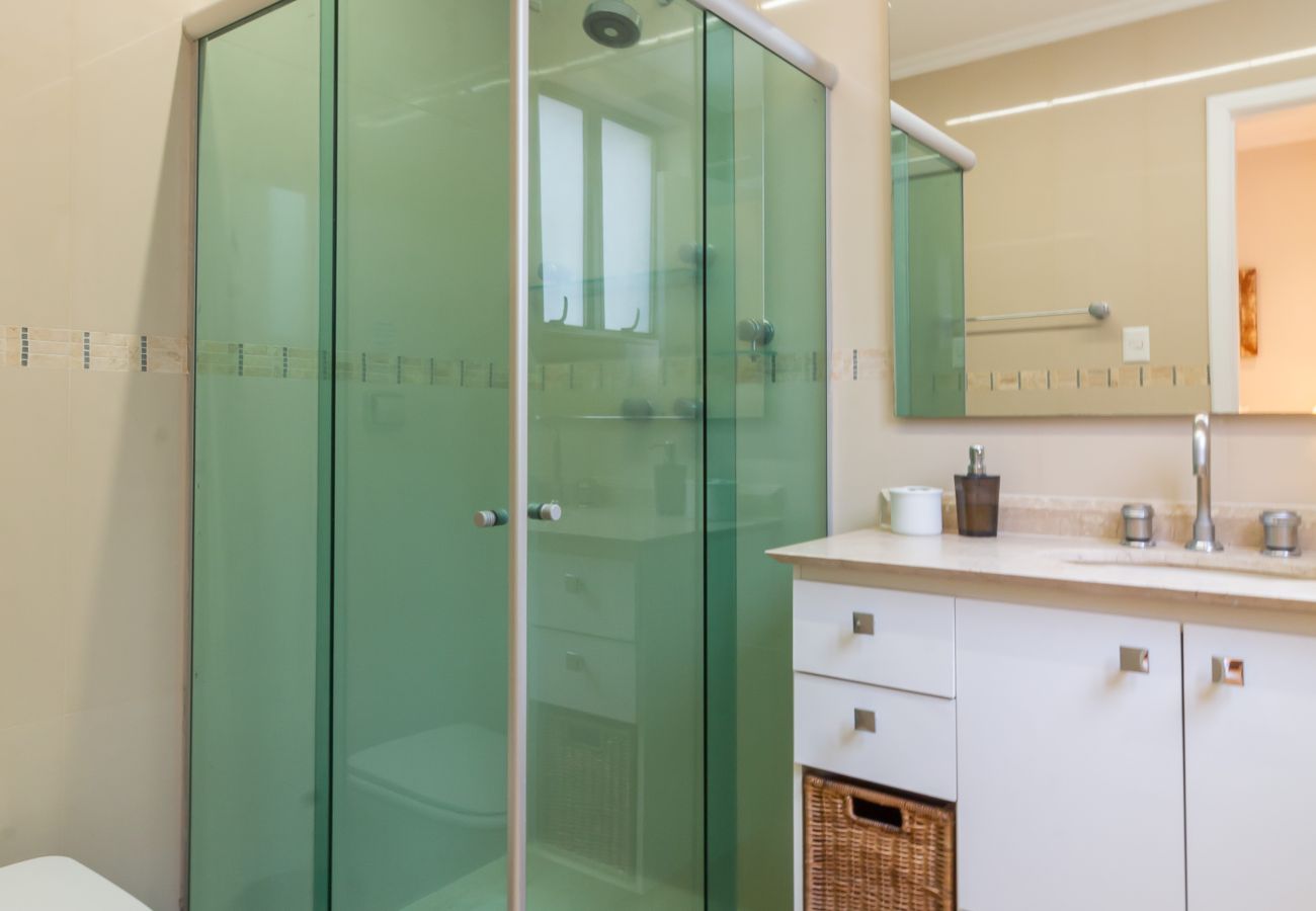 Appartamento a Rio de Janeiro - Vista para o mar, 2 minutos da praia | FMS502