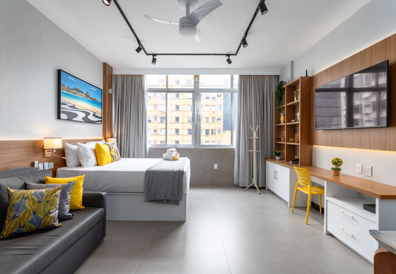 Studio a Rio de Janeiro - 3 minutos da praia de Copacabana | NSC904