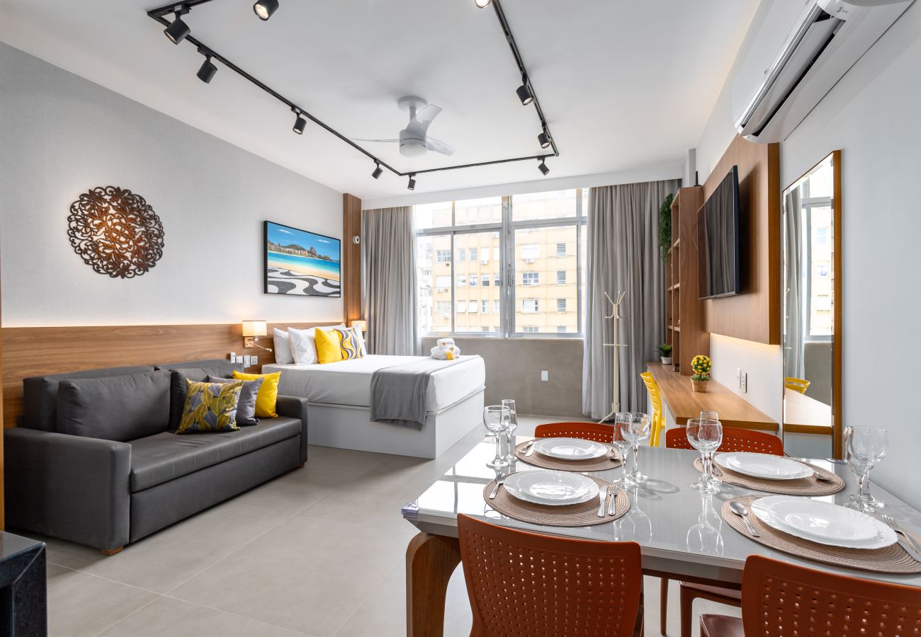 Studio a Rio de Janeiro - 3 minutos da praia de Copacabana | NSC904