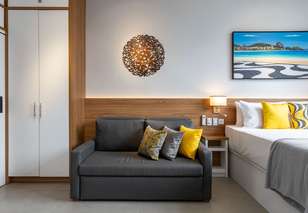Studio a Rio de Janeiro - 3 minutos da praia de Copacabana | NSC904