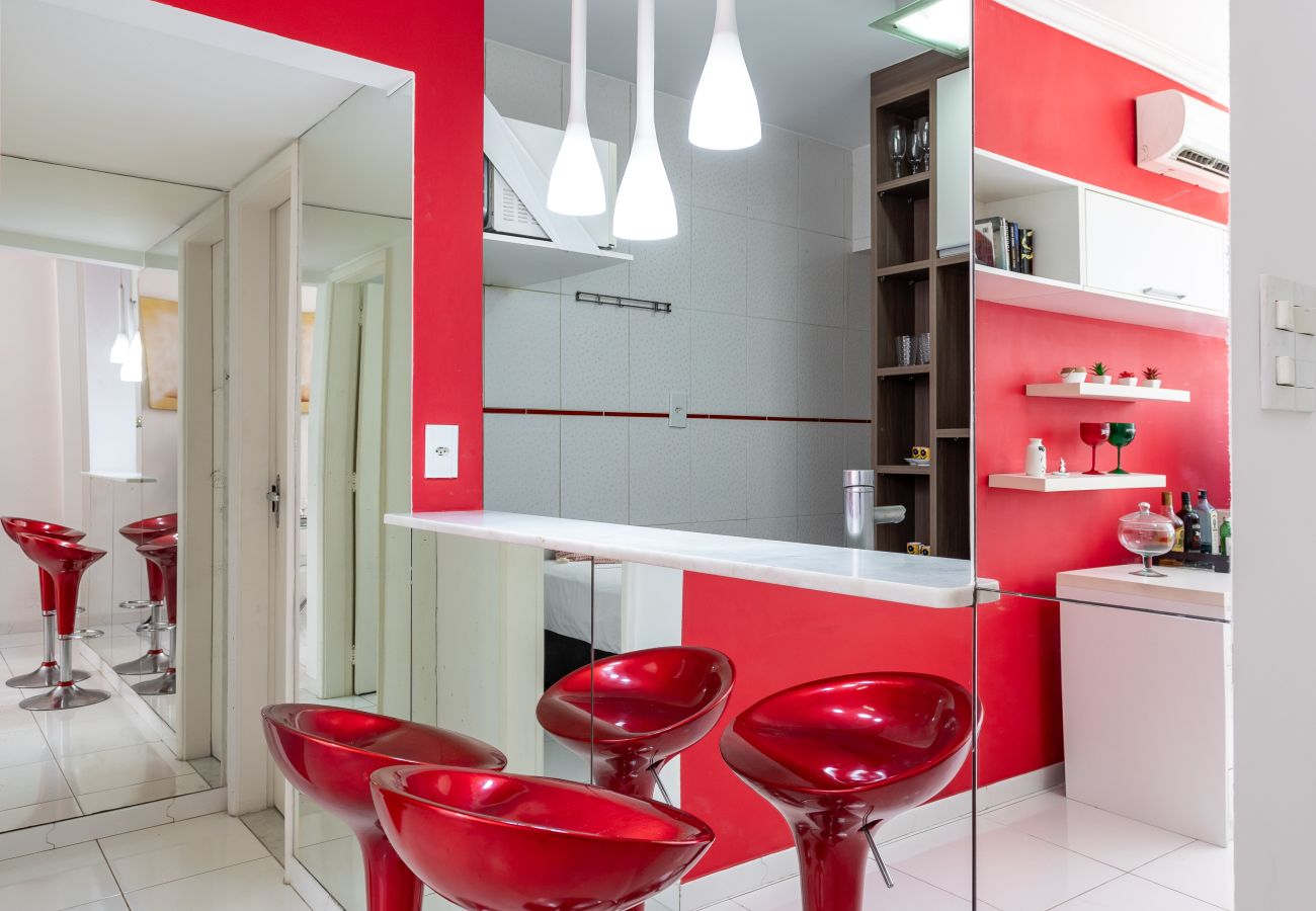 Appartamento a Rio de Janeiro - Perfeito em Copacabana |Quarto confortável| BR401 