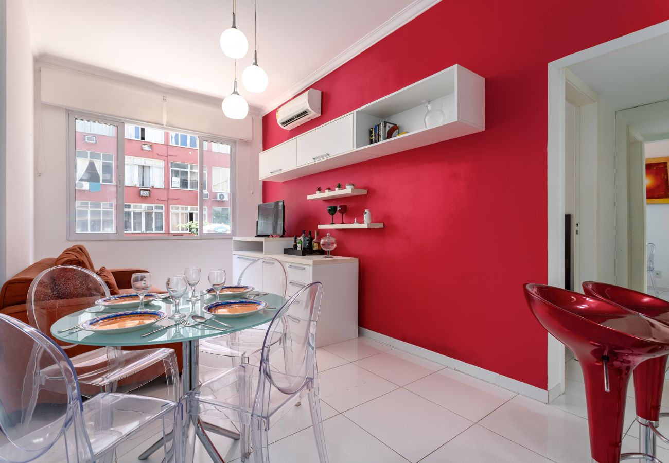 Appartamento a Rio de Janeiro - Perfeito em Copacabana |Quarto confortável| BR401 