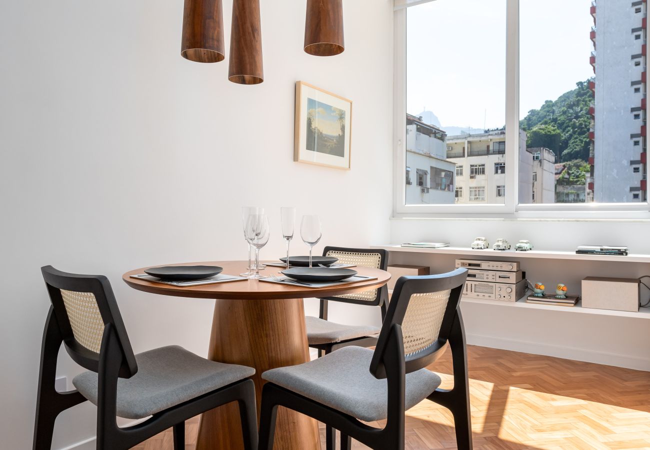 Appartamento a Rio de Janeiro - 5 minutos da praia e vista para o Cristo | BR904