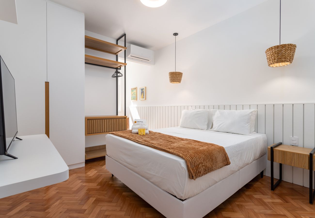 Appartamento a Rio de Janeiro - 5 minutos da praia e vista para o Cristo | BR904