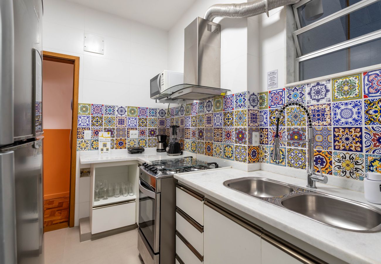 Appartamento a Rio de Janeiro - Para familias, a 10 minutos da praia de Ipanema | NS103