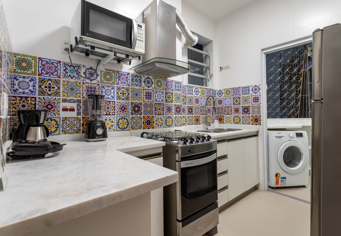 Appartamento a Rio de Janeiro - Para familias, a 10 minutos da praia de Ipanema | NS103