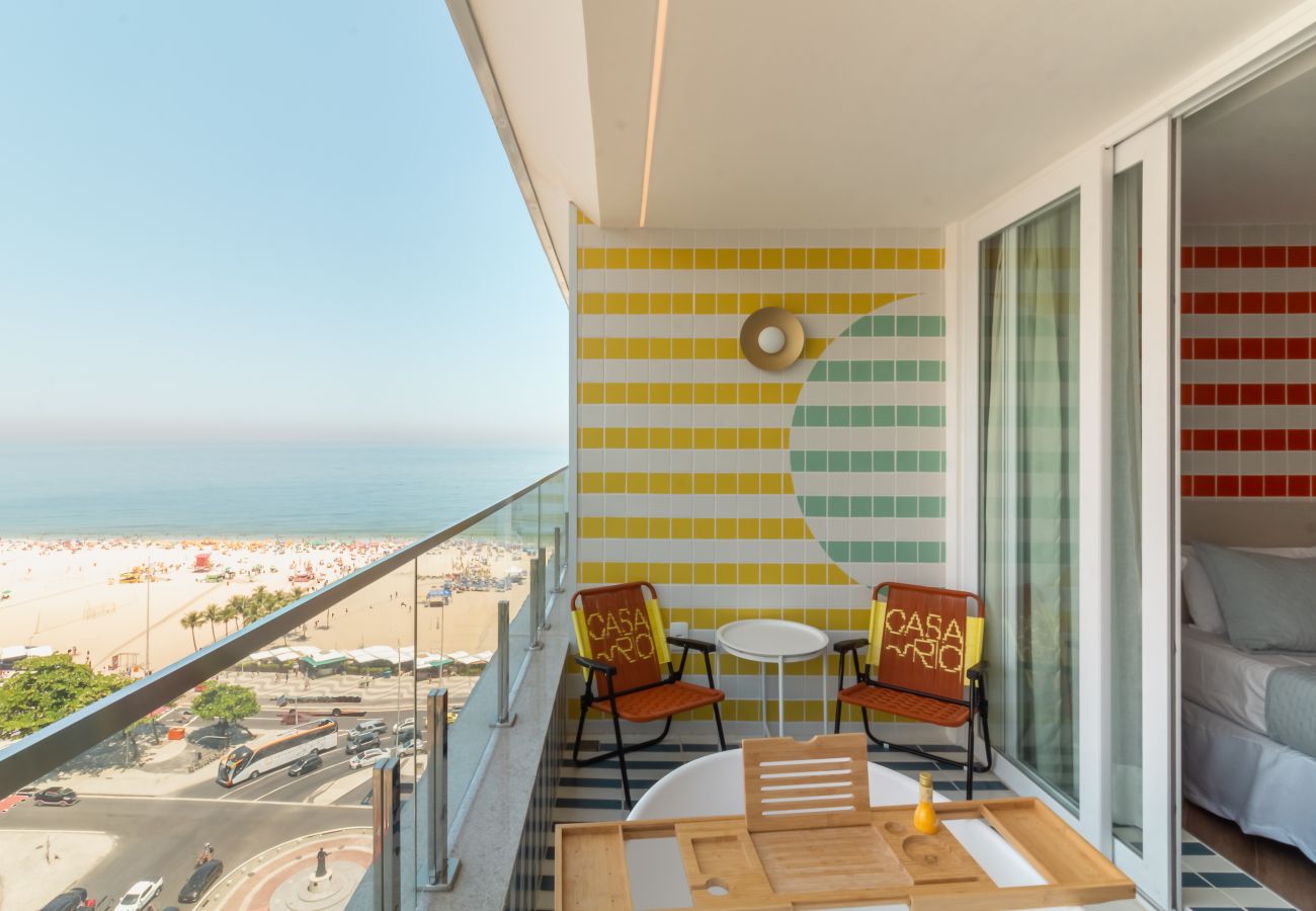 Appartamento a Rio de Janeiro - Vista para o Mar e Varanda com Banheira  | Q21