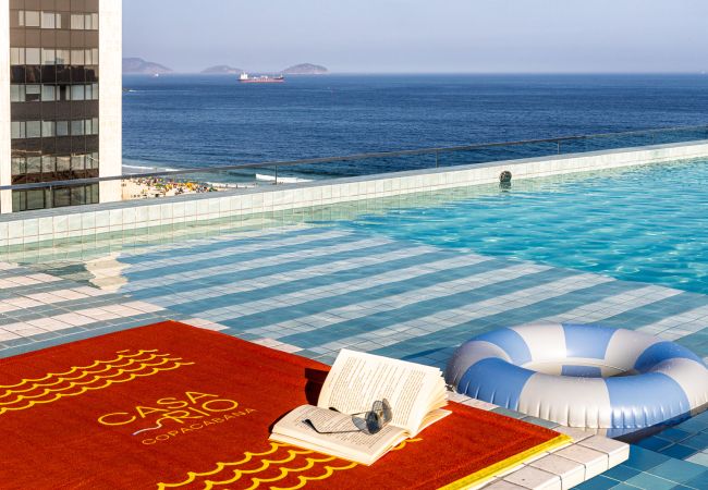 Appartamento a Rio de Janeiro - Vista para o Mar e Varanda com Banheira  | Q4