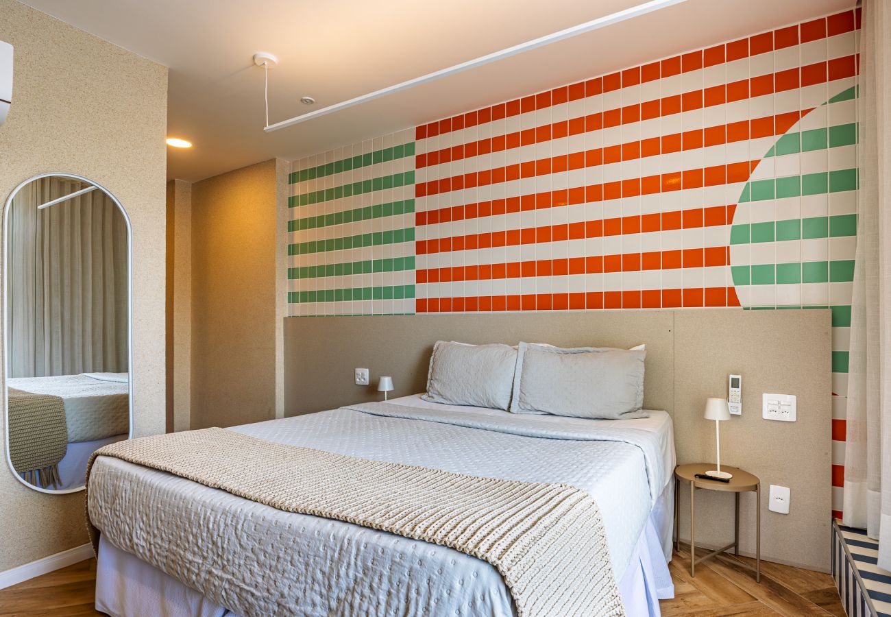 Appartamento a Rio de Janeiro - Vista para o Mar e Varanda com Banheira  | Q4