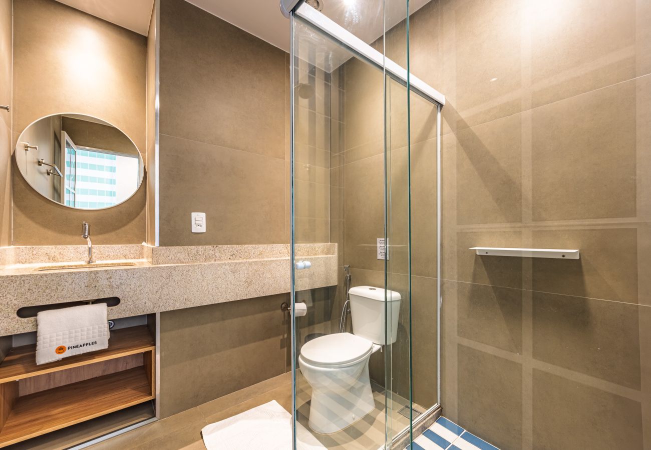 Appartamento a Rio de Janeiro - Vista para o Mar e Varanda com Banheira  | Q4