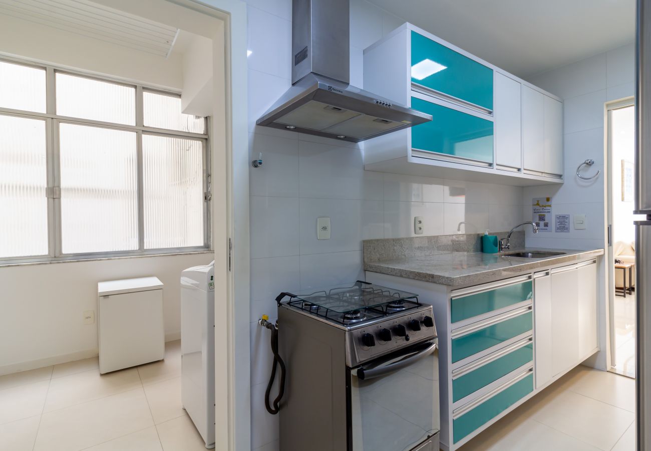 Appartamento a Rio de Janeiro - Apartamento em Copacabana a 3 minutos da Praia | NSC602