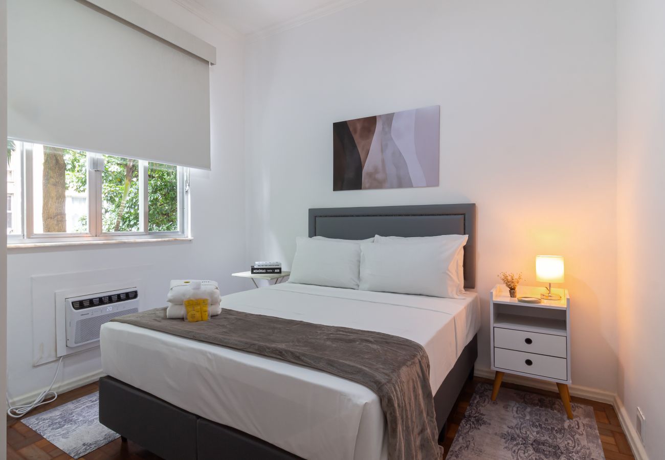 Appartamento a Rio de Janeiro - Conforto em Copacabana a 9 minutos da praia | CJ202 