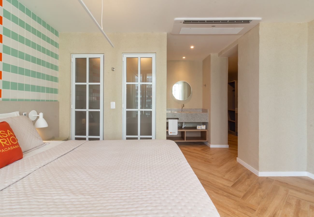 Appartamento a Rio de Janeiro - Vista para o Mar e Varanda com Banheira | Q23