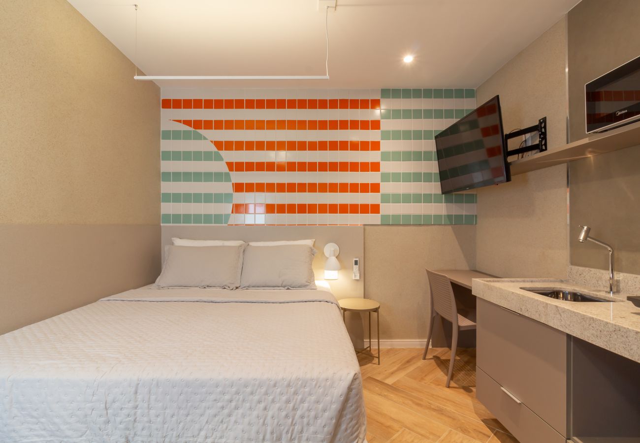 Appartamento a Rio de Janeiro - Refúgio a Poucos Passos de Praia de Copacabana | Q1 PCD