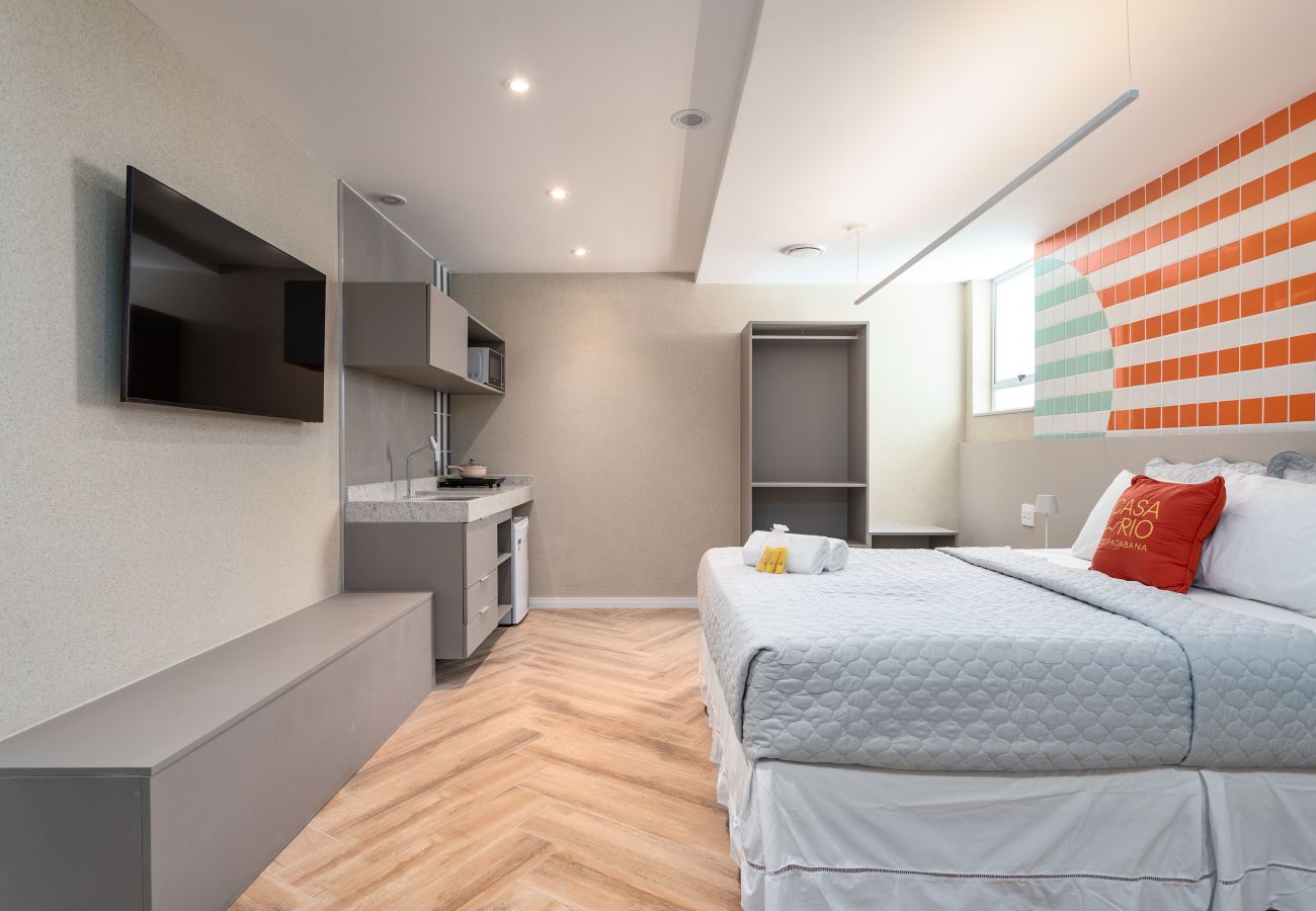 Appartamento a Rio de Janeiro - Charmoso Est&amp;uacute;dio a Poucos Passos da Praia | CNJ Q6