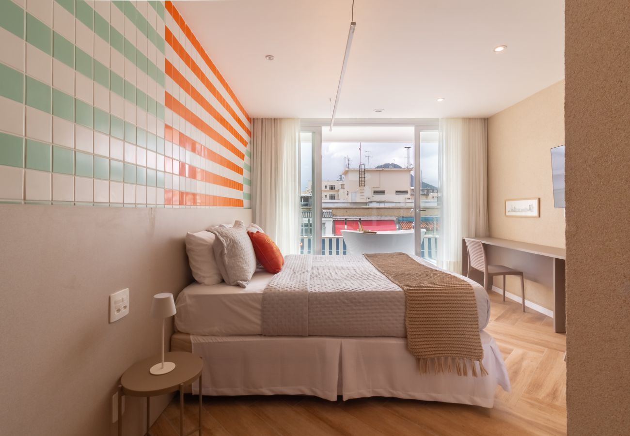 Appartamento a Rio de Janeiro - Vista para o Mar e Varanda com Banheira  | Q3