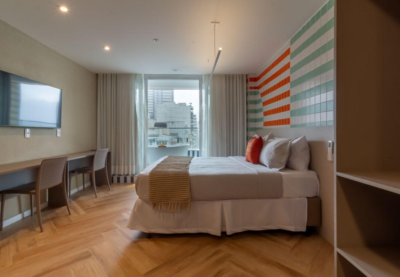 Appartamento a Rio de Janeiro - Vista para o Mar e Varanda com Banheira | Q19