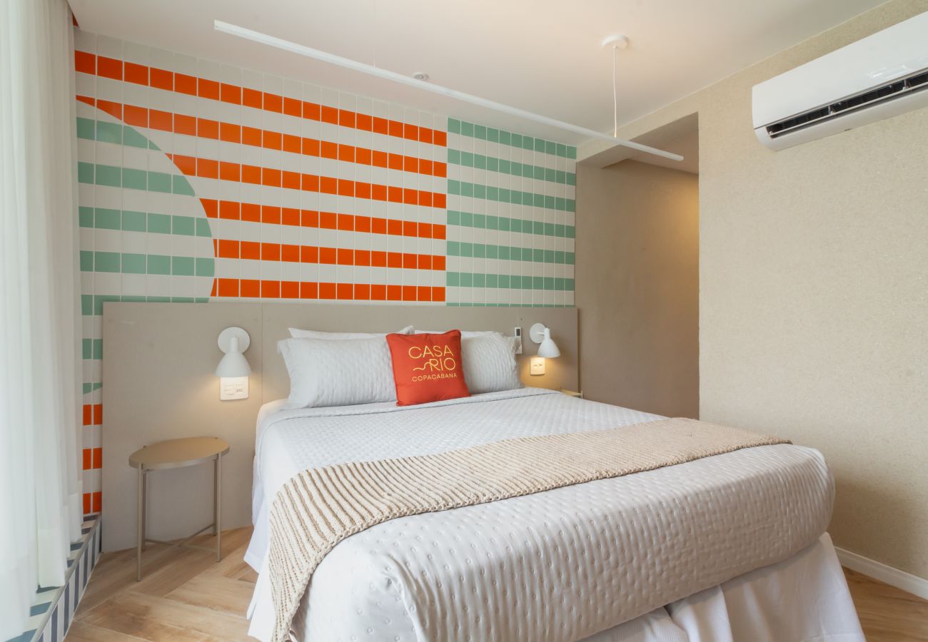 Appartamento a Rio de Janeiro - Vista para o Mar e Varanda com Banheira | Q20