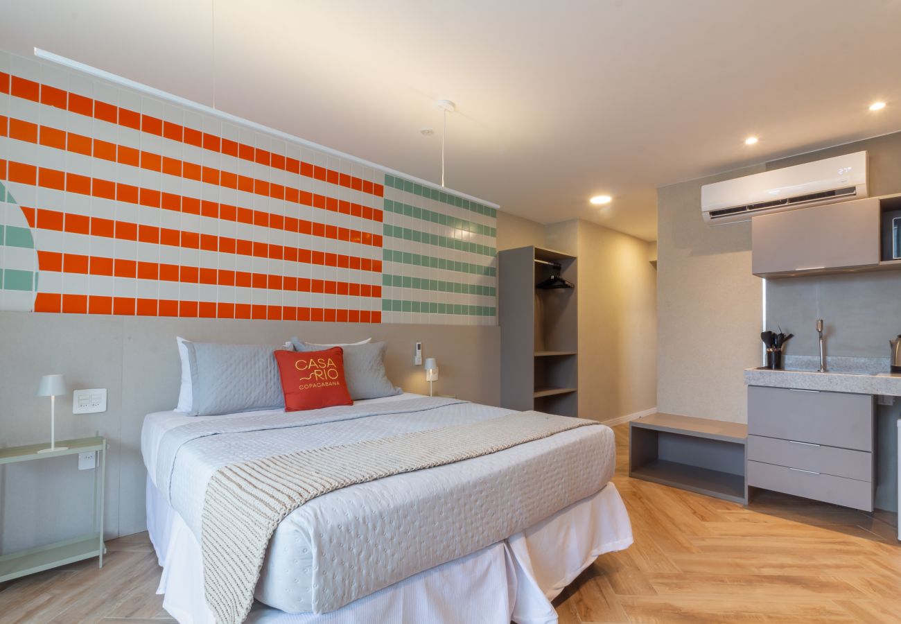 Appartamento a Rio de Janeiro - Vista para o Mar e Varanda com Banheira | Q17