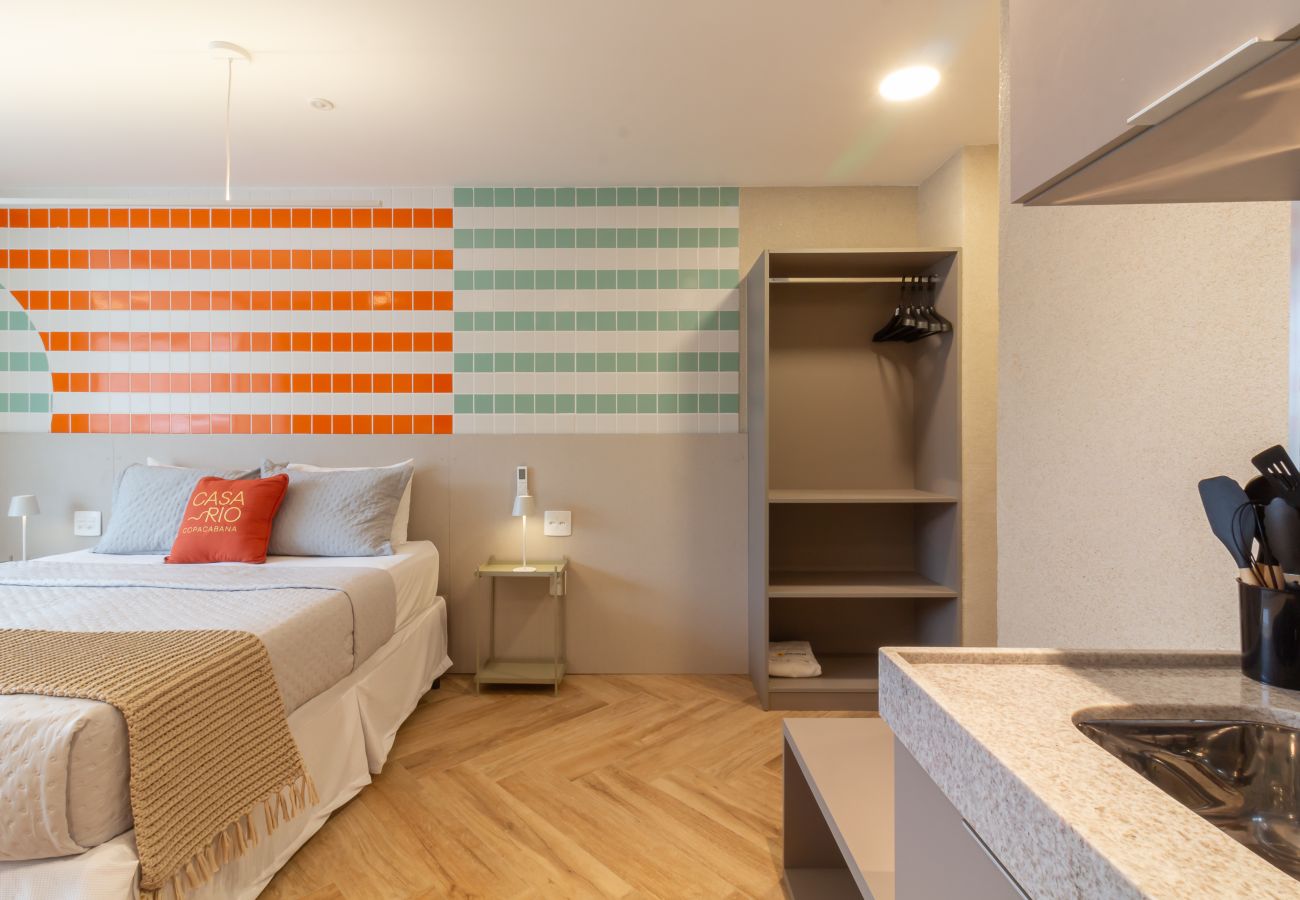 Appartamento a Rio de Janeiro - Vista para o Mar e Varanda com Banheira | Q17