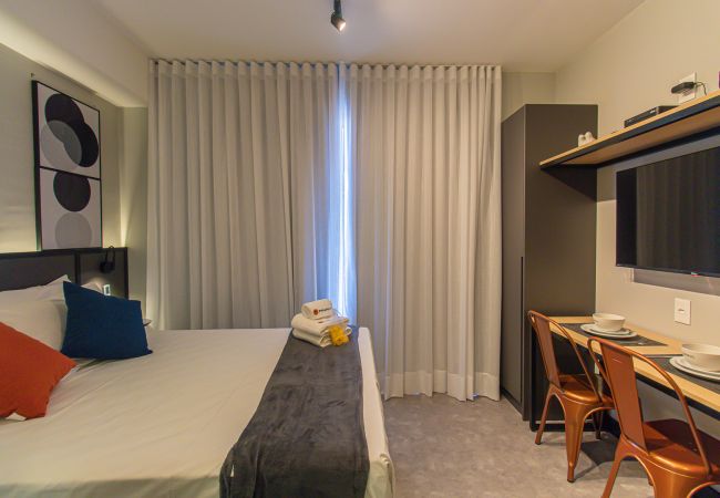 Studio a São Paulo - Refúgio Moderno Próximo ao Allianz Parque | SP-P1604A Studio a São Paulo - Refúgio Moderno Próximo ao Allianz Parque | SP-P1604A
