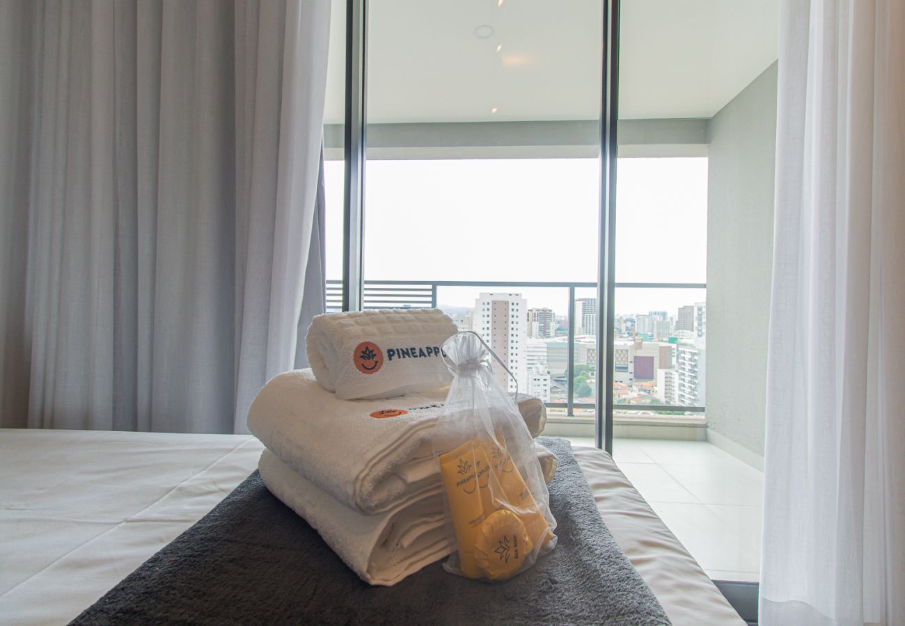 Studio a São Paulo - Refúgio Moderno Próximo ao Allianz Parque | SP-P1604A Studio a São Paulo - Refúgio Moderno Próximo ao Allianz Parque | SP-P1604A