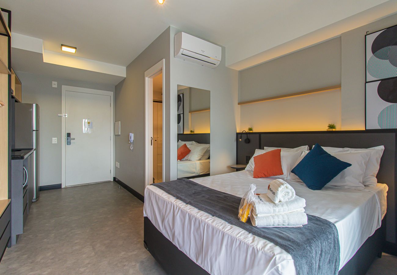 Studio a São Paulo - Refúgio Moderno Próximo ao Allianz Parque | SP-P1604A Studio a São Paulo - Refúgio Moderno Próximo ao Allianz Parque | SP-P1604A