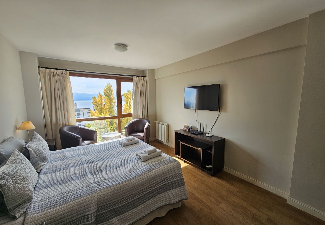 Studio a San Carlos de Bariloche - Terrazas del Lago I F con vista sul lago Nahuel Huapi