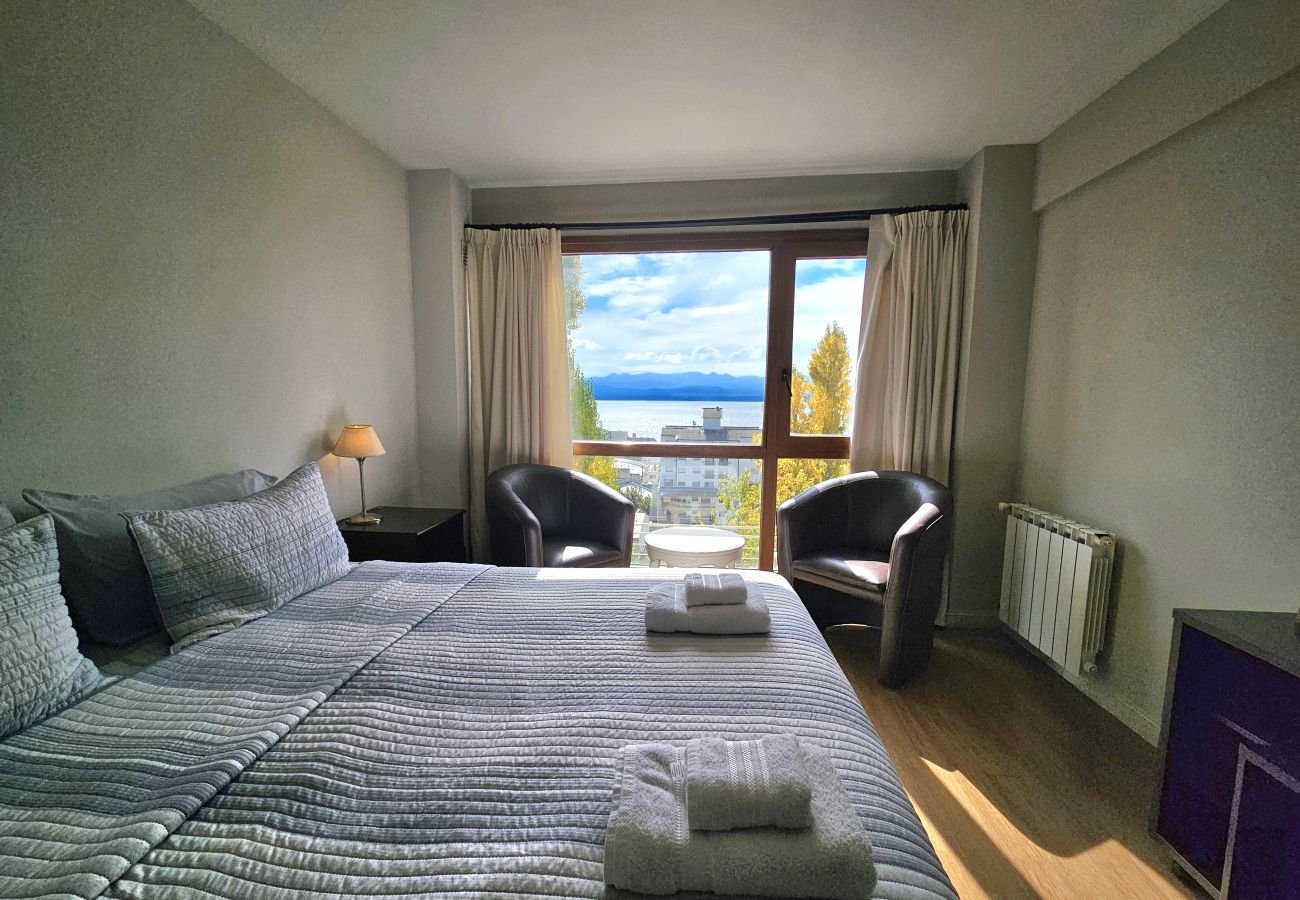 Studio a San Carlos de Bariloche - Terrazas del Lago I F con vista sul lago Nahuel Huapi