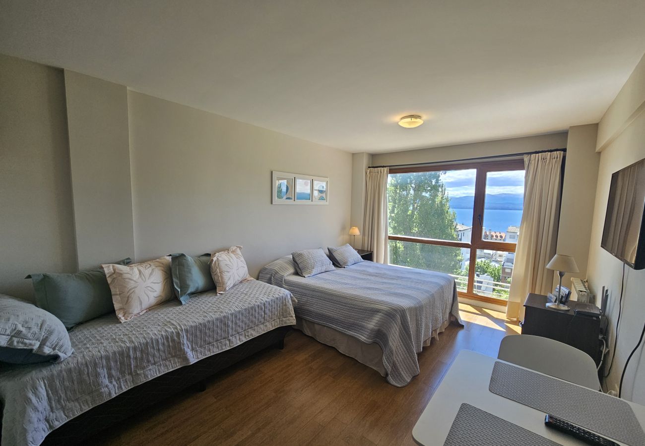Studio a San Carlos de Bariloche - Terrazas del Lago I F con vista sul lago Nahuel Huapi