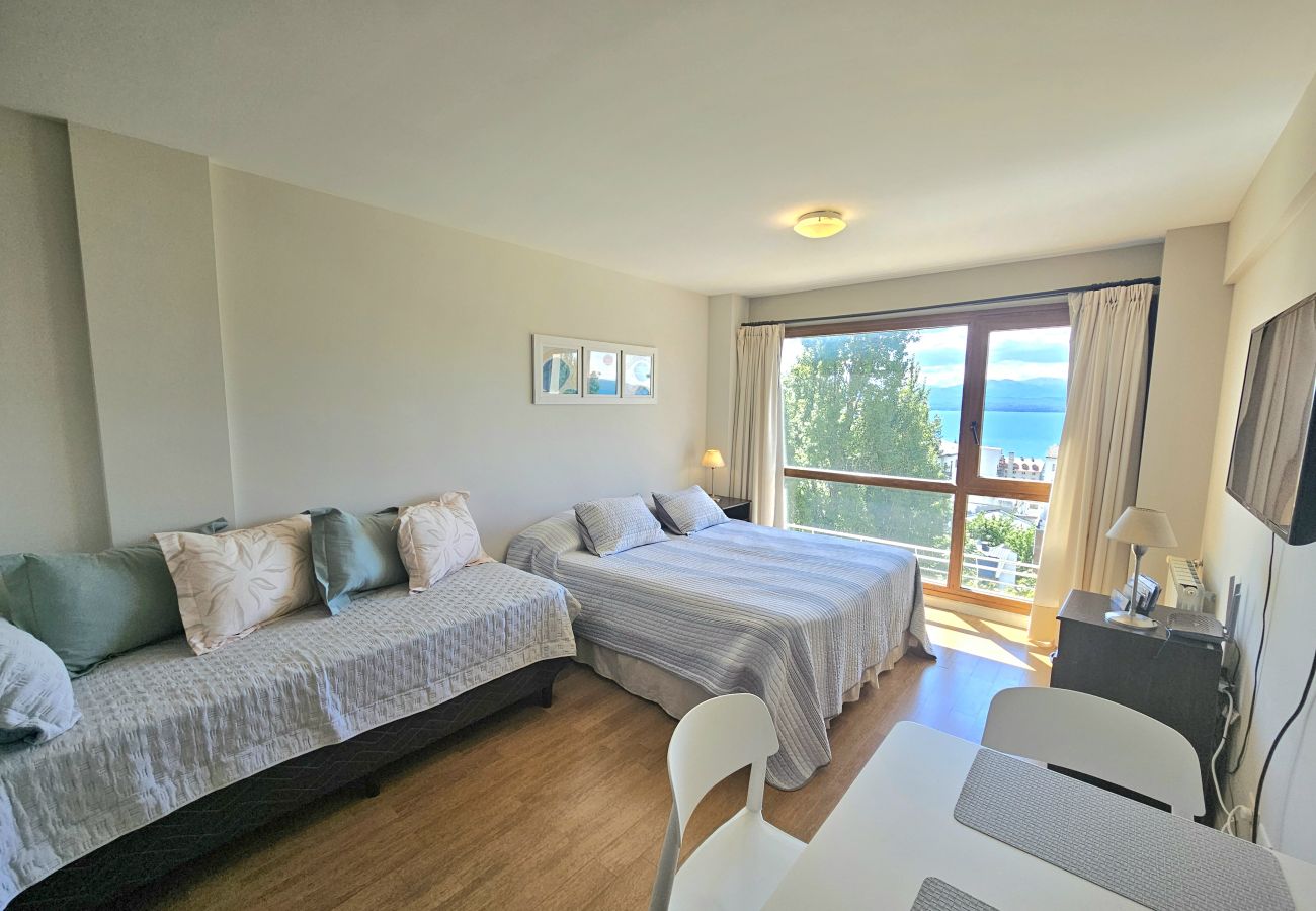 Studio a San Carlos de Bariloche - Terrazas del Lago I F con vista sul lago Nahuel Huapi