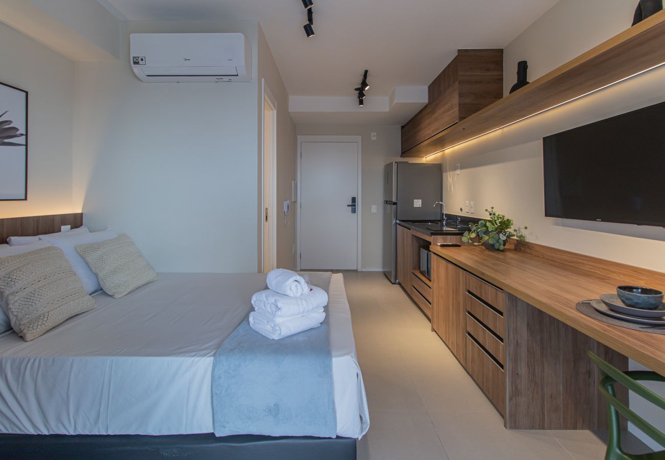 Studio a São Paulo - Refúgio Moderno Próximo ao Allianz Parque | SP-P1909A Studio a São Paulo - Refúgio Moderno Próximo ao Allianz Parque | SP-P1909A